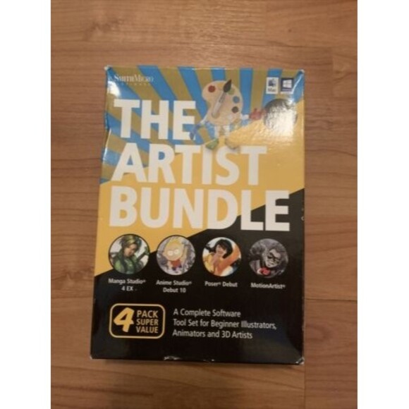 The Artist Bundle 4 Pack Super Value Mac PC Software